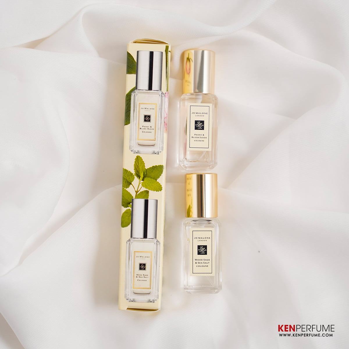 JO MALONE - Set 2 Món Mini 9ml ( Peony Blush - Wood Sage )