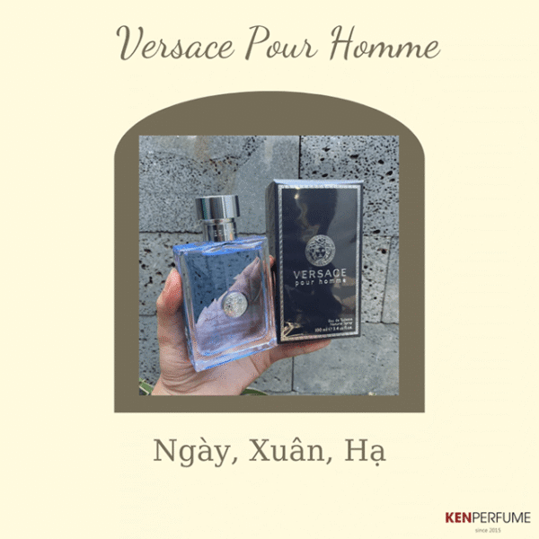 Nước hoa cho nam Versace Pour Homme lựa chọn tuyệt vời cho các doanh nhân trẻ