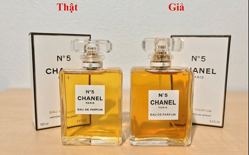 Kiểm tra mức độ thật giả của nước hoa chanel 
