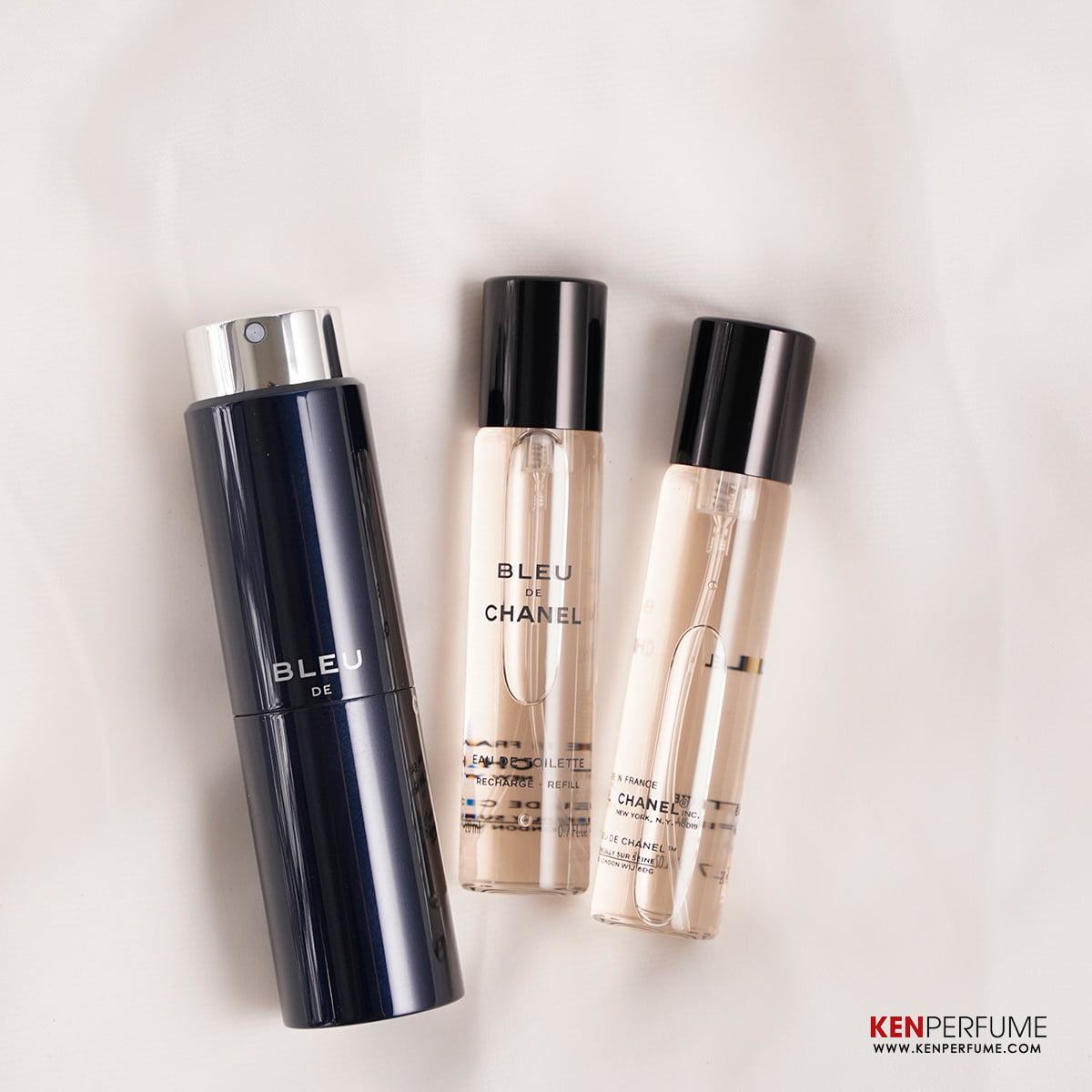 Set Nước Hoa Nam Chanel Bleu de Chanel EDT 3x20ml