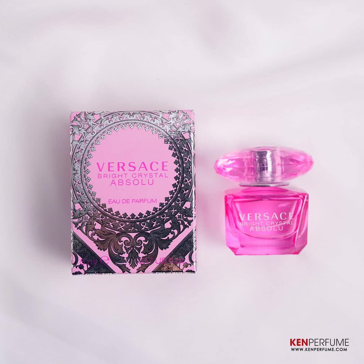 VERSACE - Bright Crystal Absolu EDP 5ml Mini ( Hồng Đậm Nữ )