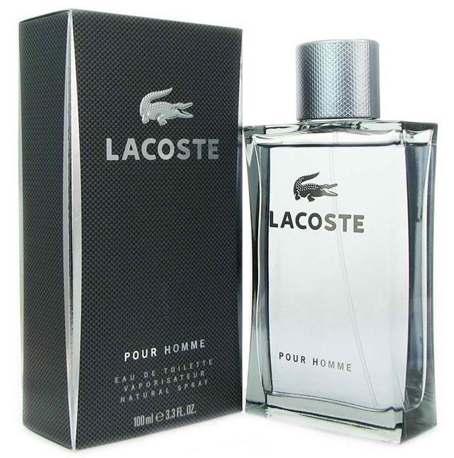 Nước hoa Lacoste thật phần đường viền của vỏ hộp được làm lõm xuống có giá trị thẩm mỹ cao