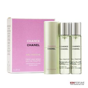 Set Nước Hoa Nữ Chanel Chance Eau Fraiche EDT 3x20ml