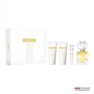 Set Moschino Toy 2 EDP (100ml + Bath & Shower Gel 100ml + Body Lotion 100ml + Mini 10ml)
