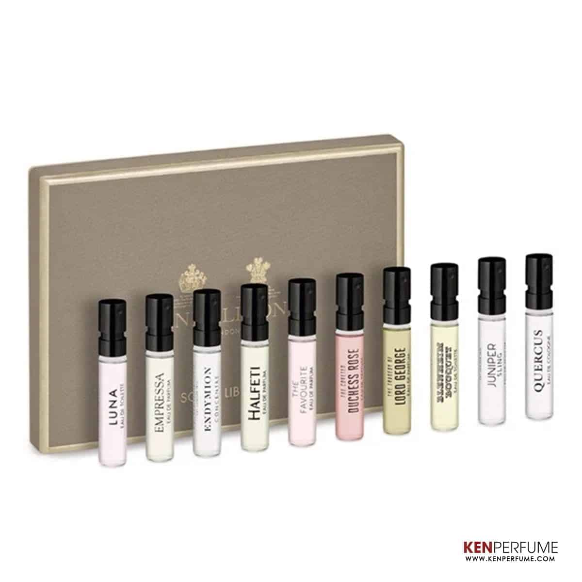Set Nước Hoa Penhaligon's Scent Library Tin Discovery Set 10x2ml