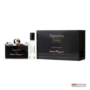 Set Nước Hoa Nữ Salvatore Ferragamo Signorina Misteriosa EDP (100ml + Mini 10ml)