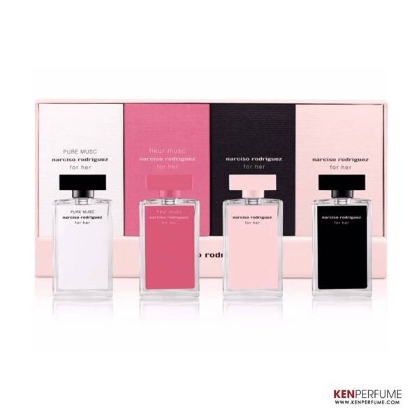 Set Nước Hoa Nữ Narciso Rodriguez For Her Collection 3 món ( 4 x 7.5ml)