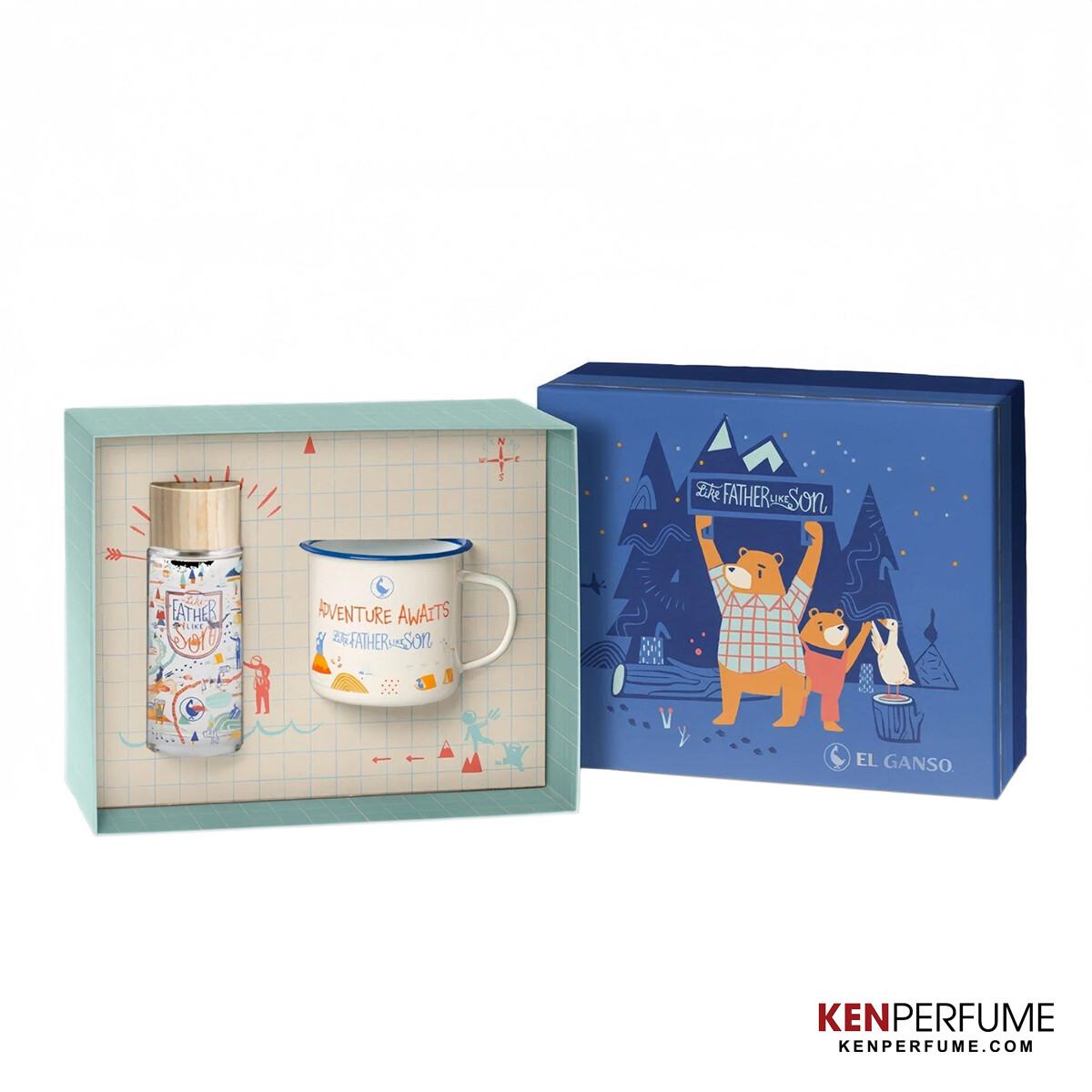 Set Nước Hoa Nam El Ganso Like Father Like Son EDT 125ml (Nước hoa+ Cốc)