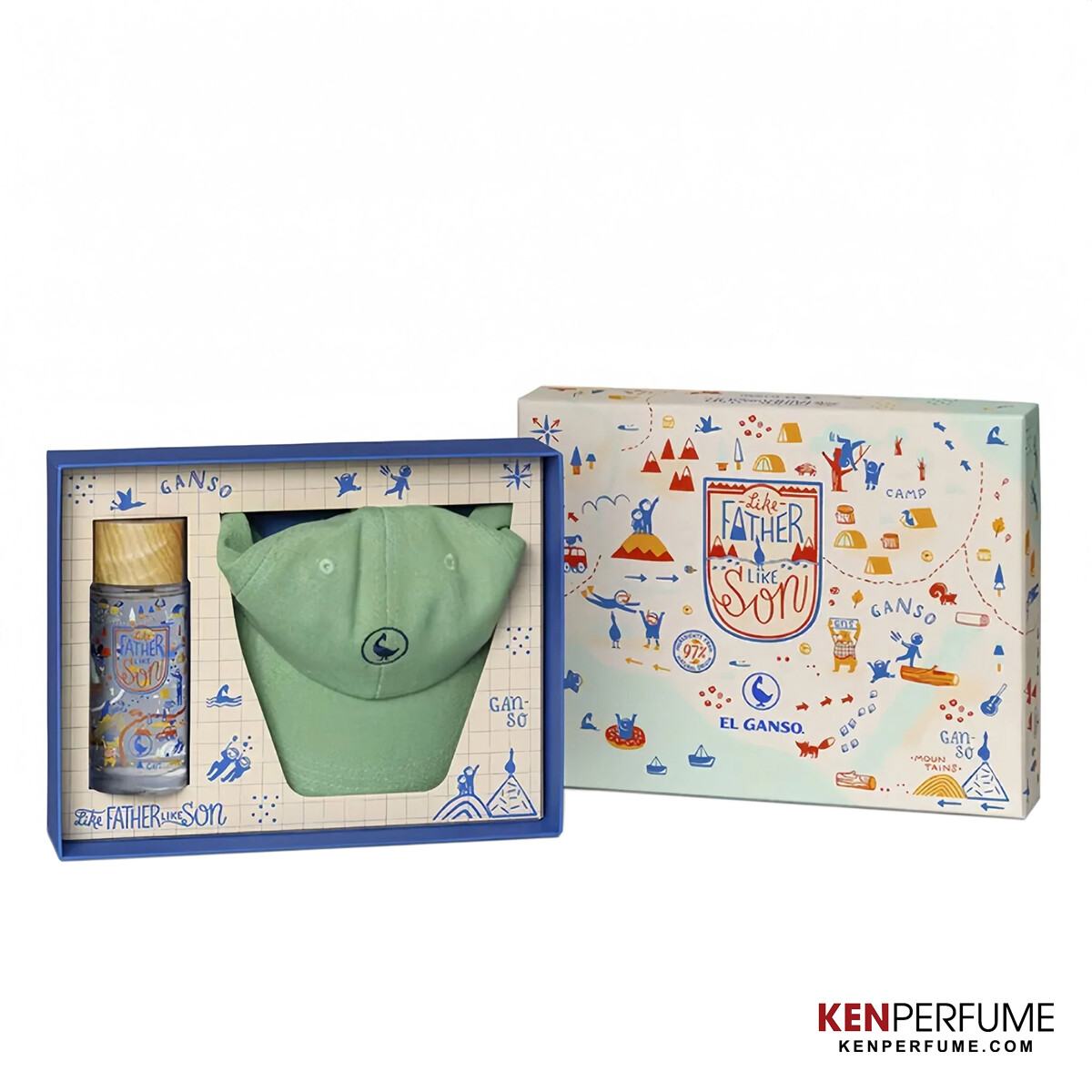Set Nước Hoa Nam El Ganso Like Father Like Son EDT 125ml (Nước hoa+ Mũ)