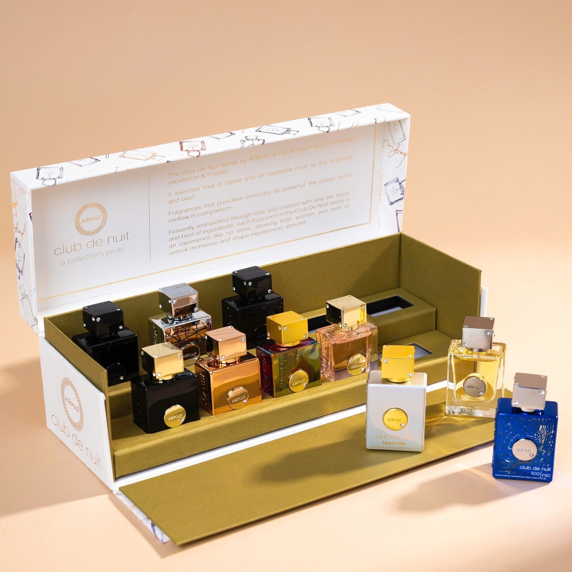 Set Nước Hoa Armaf Club de Nuit Miniature Collection (10 x 5ml)